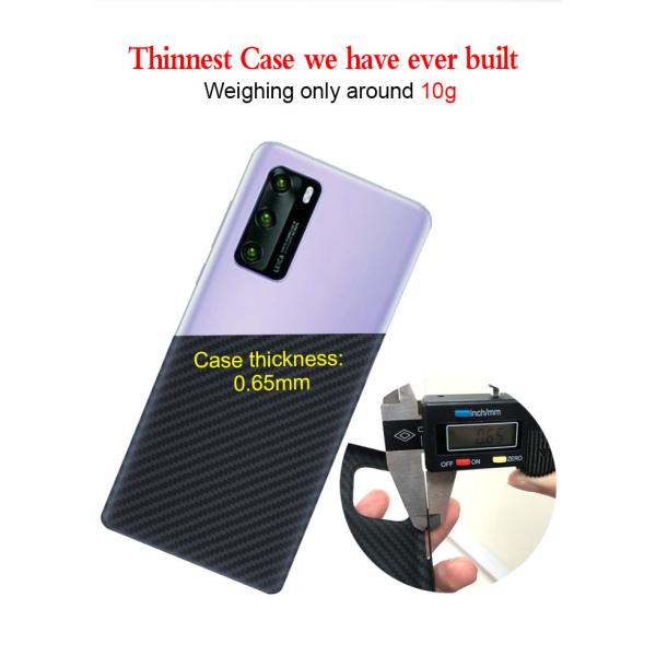 0.65mm Thickness Ultra Slim Aramid Fiber Case For Huawei P40