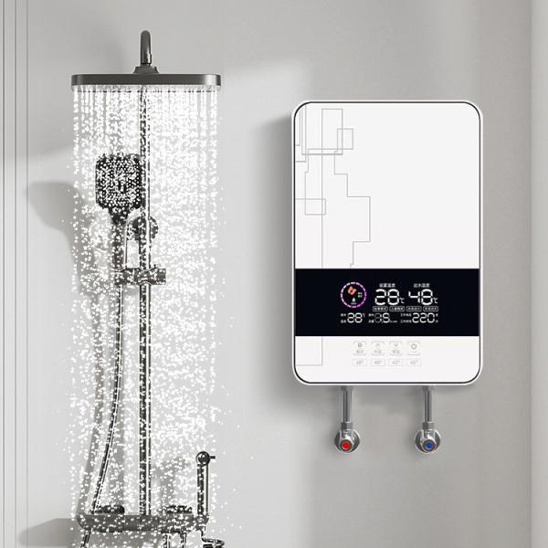 7kw Kitchen Instant Electric Hot Water Heater Custom Stainless Steel Housing