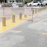 3KW Automatic Rising Bollards ISO 9001 Pneumatic Bollard IP65