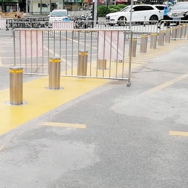3KW Automatic Rising Bollards ISO 9001 Pneumatic Bollard IP65