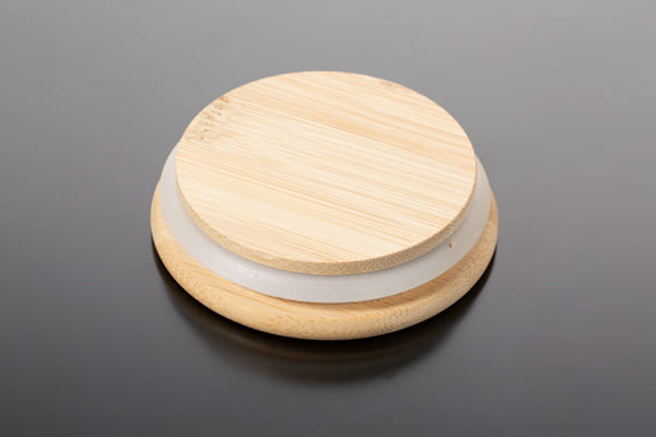 25 Oz Borosilicate Glass Storage Containers Transparent Jar With Bamboo Lid