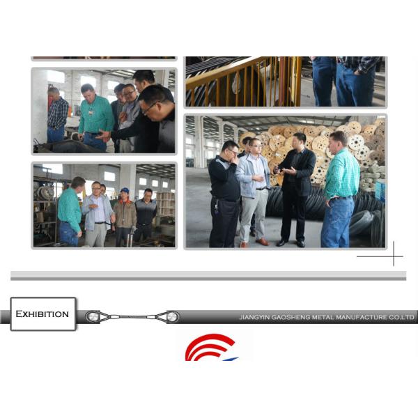 7x19 Black Galvanized Aircraft Cable 1/8