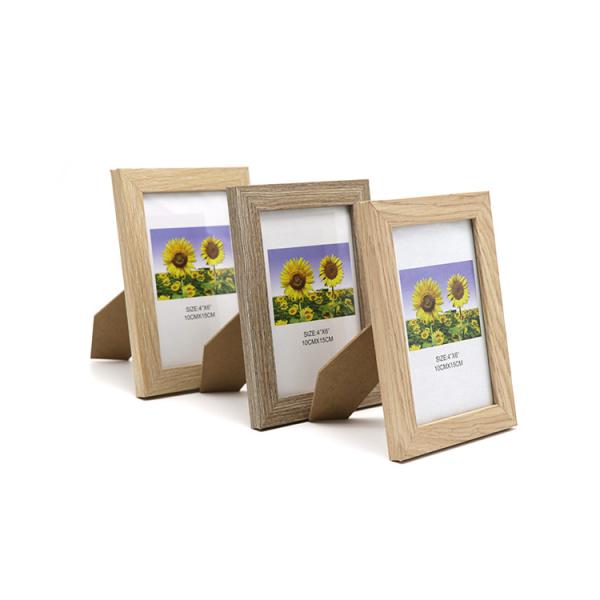 13 X 18 CM Decorative Wooden Picture Frames With Paper Wrap OEM / ODM