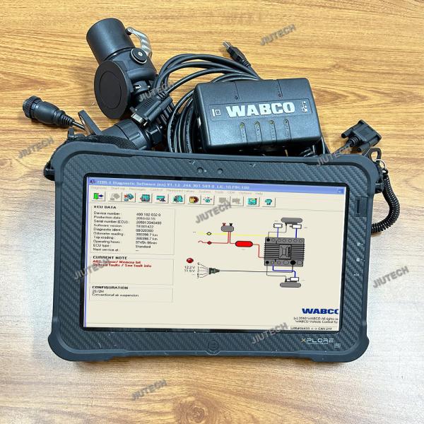 Para Wabco Diagnostic KIT ((WDI) Scanner Trailer V5.5 Sistema de diagnóstico pesado y camión Escáner de diagnóstico con Xplore