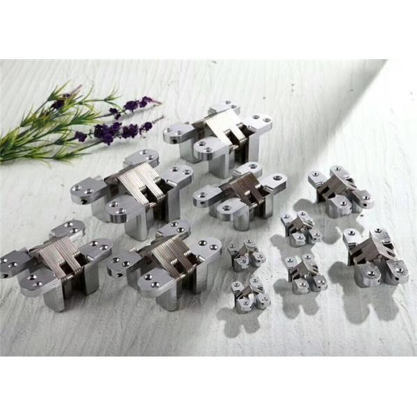 La bisagra invisible del soporte de la mortaja de la puerta de entrada SOSS encubrió las bisagras 34x140 milímetro de la puerta