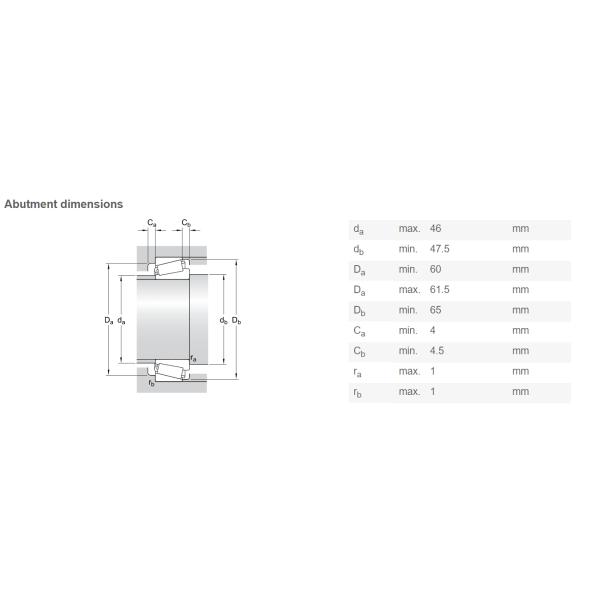 NTN SKF Tapered Roller Bearings Single Row 30306 30 x 72 x 20.75 MM For Motors