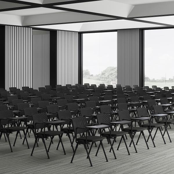 Seamless Link Office Guest Chairs Ergonomic Mesh for Dynamic Training Conference