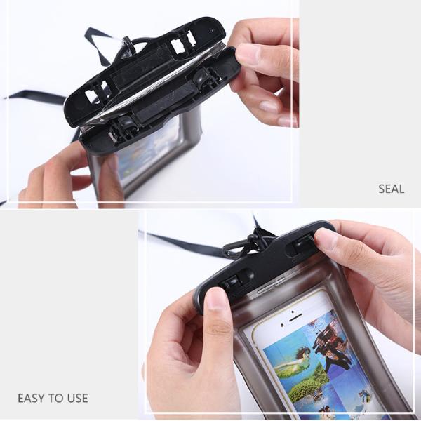 Universal Waterproof Cell Phone Pouch Clear Floating Waterproof Phone Case Lanyard