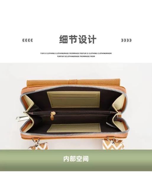 WOMEN'S BAG 2023 AUTUMN AND WINTER NEW WOMEN'S SINGLE SHOULDER CROSSBODY BAG BROADBAND MOBILE PHONE BAG LARGE CAPACITY S