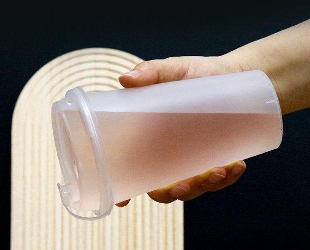 Commercial Matte Thickened Disposable Plastic Cup For Milk Tea Juice