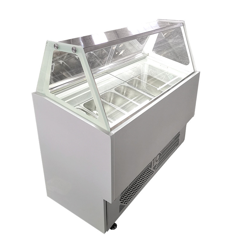 Commercial Ice Cream Display Freezer Refrigerator Italian Gelato Showcase Display Freezer for Ice Cream