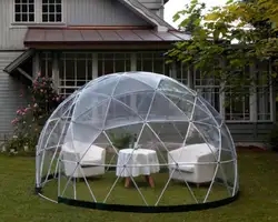 Сверхлегкая надувная купольная палатка для семьи