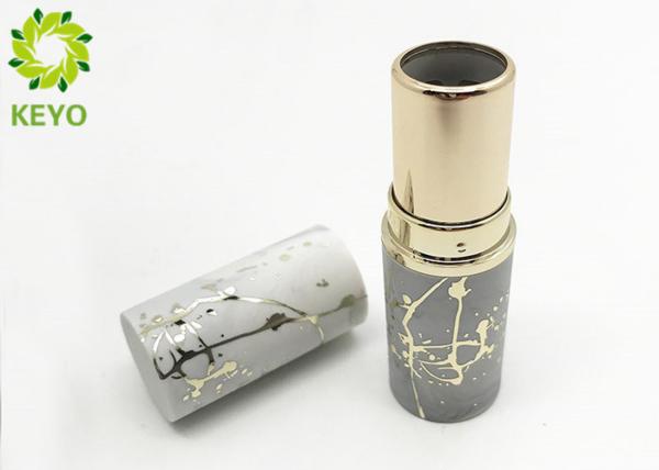 Round Fashion Empty Lipstick Tubes Cosmetic Packaging In 3g Capacity