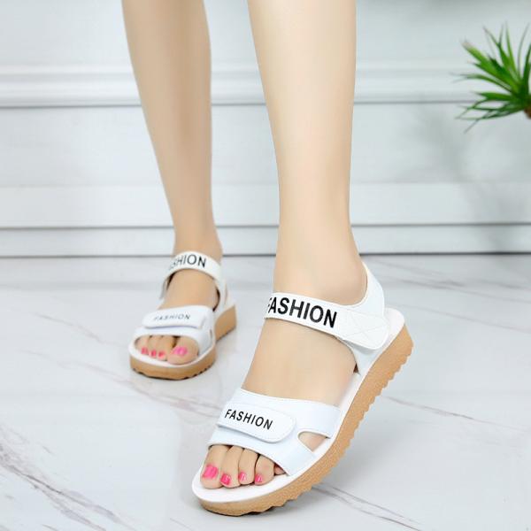 BS122 New Casual Orange Blue Slippers Female Summer Fashion Flat Non-Slip Outer Wear Sandals And Slippers Casual Slipper