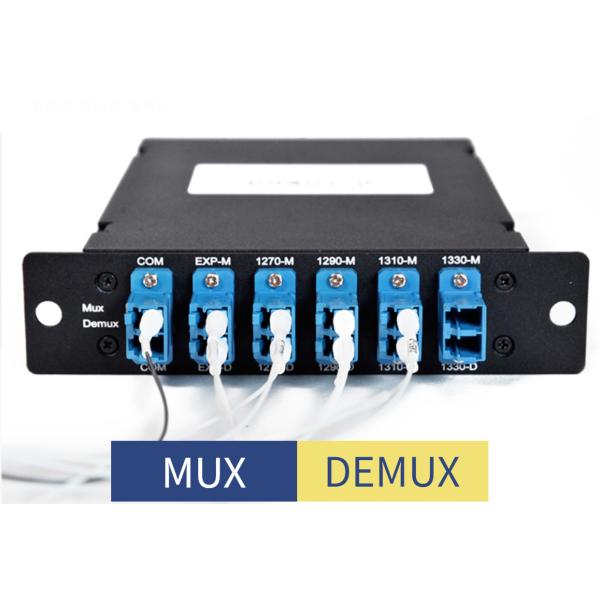 Оптическое волокно Mux Demux CWDM передавая по мультиплексу 8 канал 1271nm~1611nm