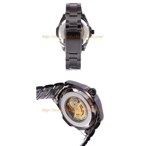 SH04 Full Stainless Steel Watch SHENHUA Vintage Watch Retro Watch Mechanical Watches Men