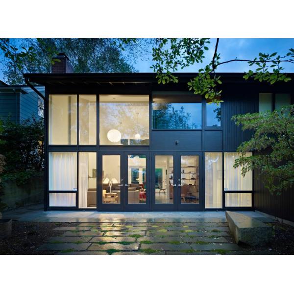 Раздвижная дверь Дедоративе деревянной рамки стеклянная, раздвижные двери черной патины внутренние стеклянные