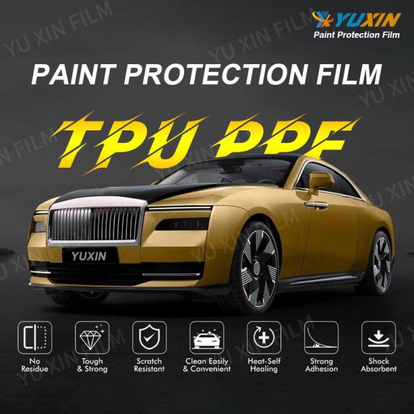 10 Year Warranty TPU Paint Protection Film self healing enhanced gloss Film Clear Film