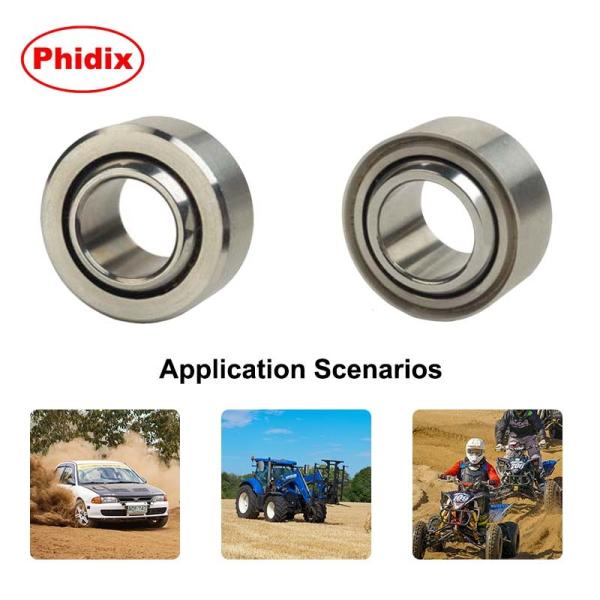 NSSB Series Narrow-Body Stainless Steel Spherical Bearings | PTFE-Lined for Corrosion Resistance in Marine & Food Processing | Press-Fit or V-Groove Mounting