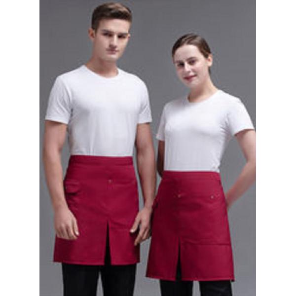 apparel factory OEM high quality waiter uniform heat resistance unisex waiter apron