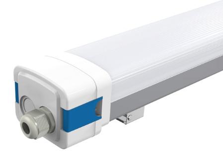 luz 120LPW 160LPW 40W da prova do diodo emissor de luz de 1200mm tri 4 de anti pés estação de caminhos de ferro do ônibus do armazém de Corrotion