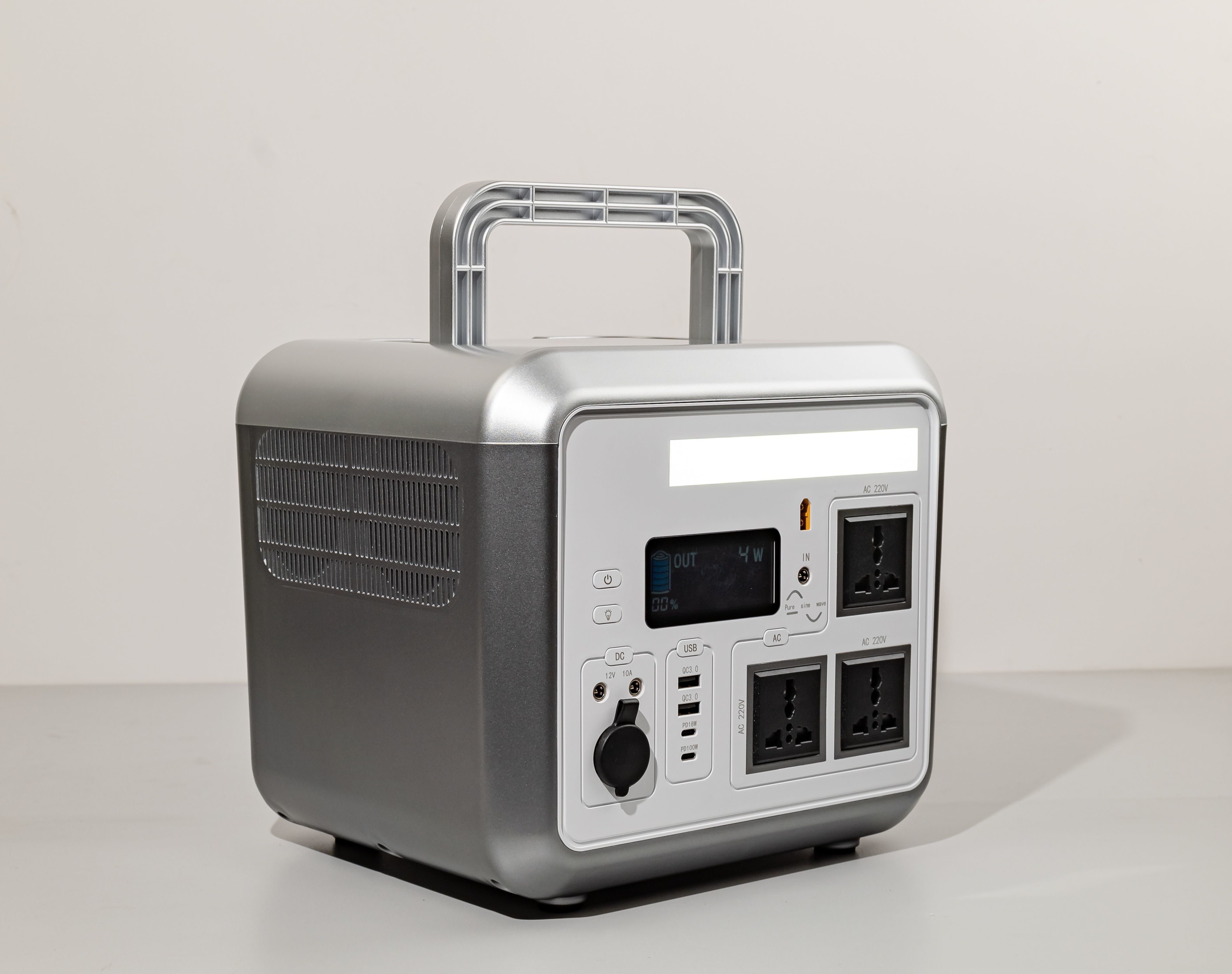 Быстрая зарядка CPAP Сигаретный зажигалка 120 Вт подзарядка 1500 выходная мощность LifePO4 аккумулятор с беспроводной зарядкой для RV