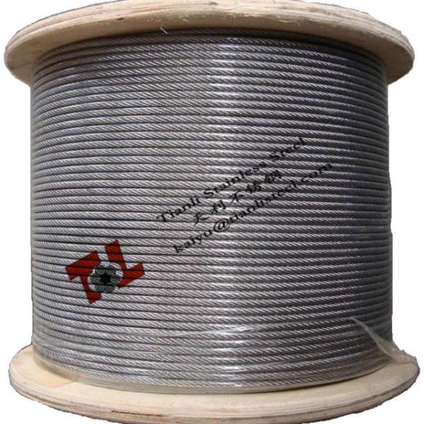 Stainless Steel Wire Rope 304 A2 1.4301 Construction 7x7 Diameter 4mm