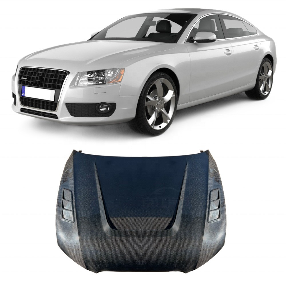 Customized Carbon Fiber Engine Cover for Audi A5 B8 2008-2010 S5 RS5 3K Twill Weave