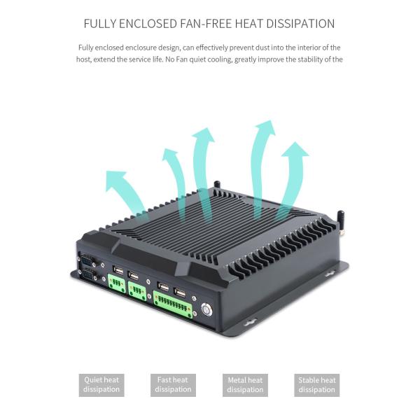 Основные слоты SIM-карты врезали мини ПК панели IPC Fanless промышленный