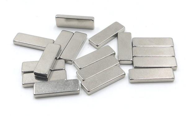 Strong Permanent N40H Neodymium Bar Magnets for Motor / Generator