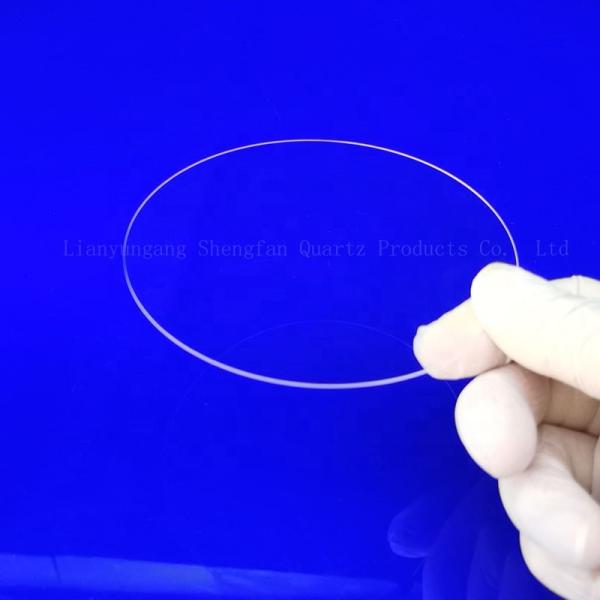 Translucence UV da placa de vidro de quartzo do transmitância claro alto