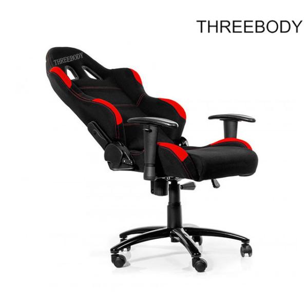 Big Loading Capacity Race Car Gaming Chair , Red And Black Computer Chair