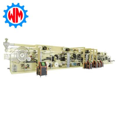 Intelligent High Speed Big Ring Waist Diaper Production Machine Professional Design