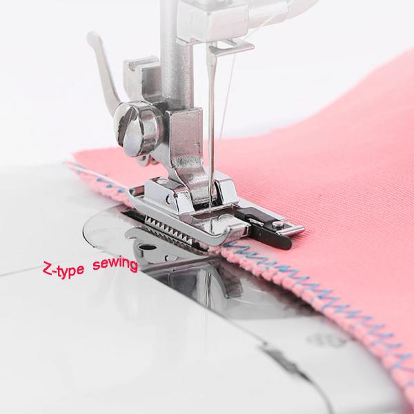 Butterfly Sewing Machine for Clothes Easy Operation White Body Blue Yellow Printing