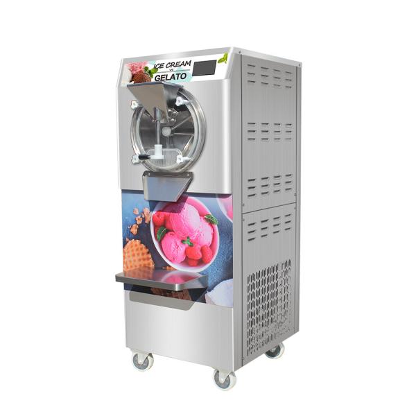 Brazilian Acai Freezer Hard Ice Cream Machine Vertical Batch Frozen Ice Cream Liquid Ice Cream Manufacturing Machine