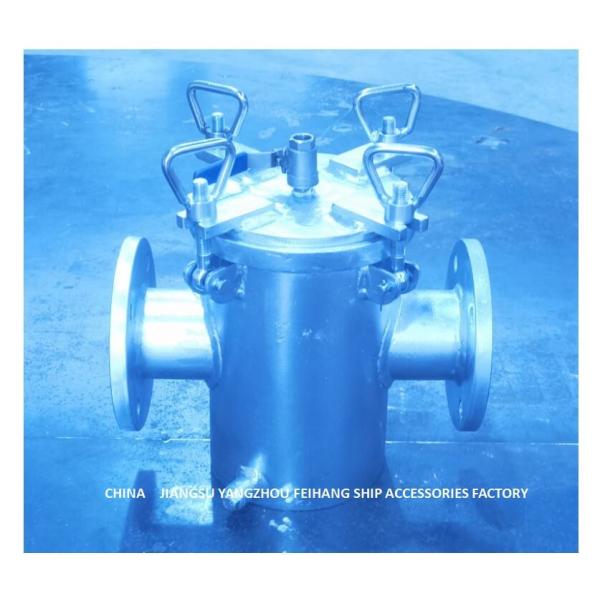 Filtre d'eau brut d'aspiration pour l'orifice d'admission de pompe auxiliaire d'eau de mer A80 CBM1061-81 Marine Sea Water Strainers