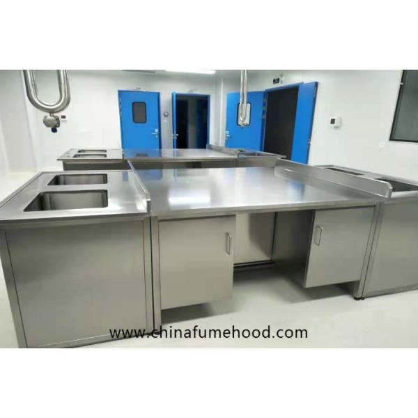 School Stainless Steel Lab Furniture With Adjustable Feet Surface Passivation