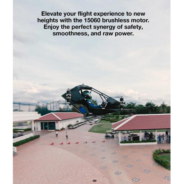 Motor sin escobillas de 15060 con 55KG de empuje para drones de carga pesada 14KW 120V