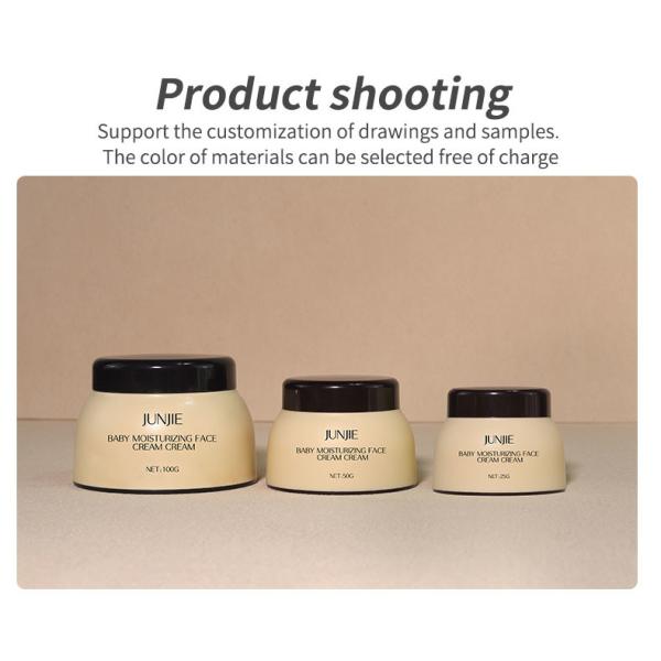 Bouteilles d'usine cosmétique 100g/50g/30g Large bouche PP crème pour soins de la peau en plastique Bouteilles à vendre à chaud Récipient pour soins de la peau