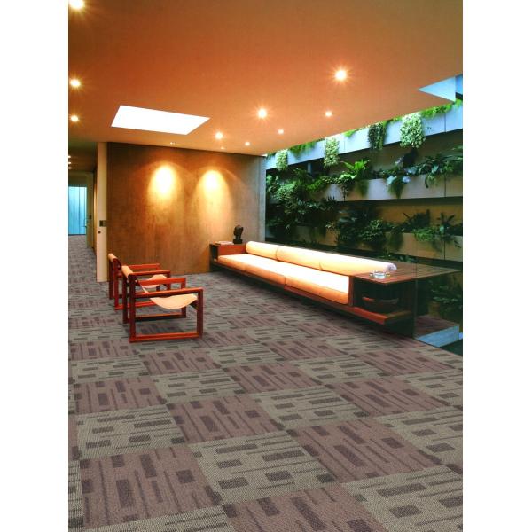 Multi level loop Nylon striped office carpet tile, nylon carpet tiles