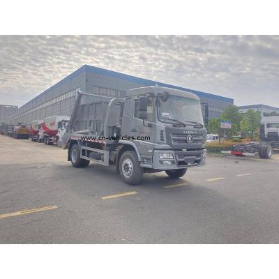 Shacman Skip Loader Garbage Truck 6 Wheelers 10m3 Swing Arm Garbage Truck
