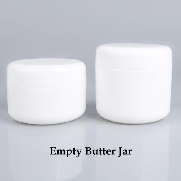 White Matte Butter Face Sample Cream Packaging with Customized Colors and Matching Heat Induction Liner