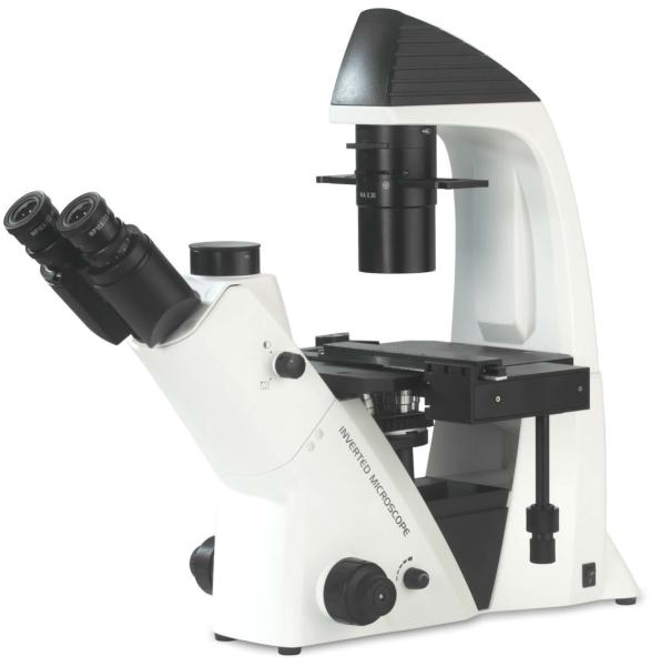 40X-400X Inverted Optical Microscope WF10X 22mm For Cell Observation And Cultivation