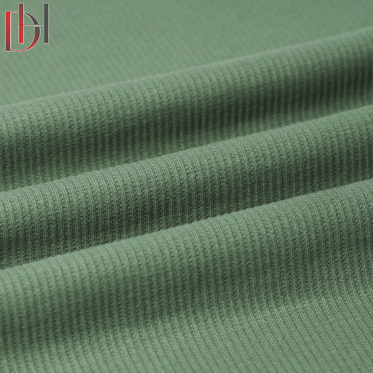 Custom Dyeable Vertical Striped Cotton Blend Knit Fabric for Fall Winter Knit Cardigans & Trousers