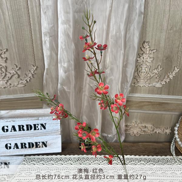 Simulated Australian plum, artificial flower, finished product for wedding, flower arrangement, landscape flower, high-end feeling, living room, flower bouquet decoration
