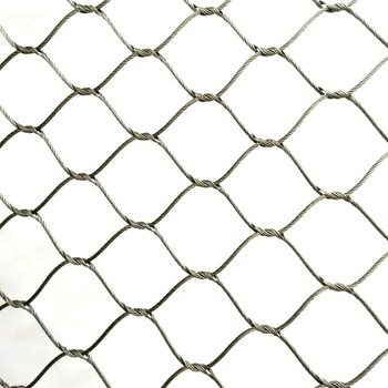 Высокая сетка веревочки растяжимой нержавеющей стали сплетенная для архитектурноакустического предохранения от безопасности