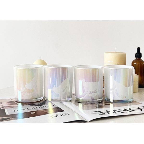 Colorful DIY Soy Wax Chakra Body Crystal Candle Aromatherapy BEESWAX COCONUT Palm Wax Yoga Glass Candle Holder Jar With Lid
