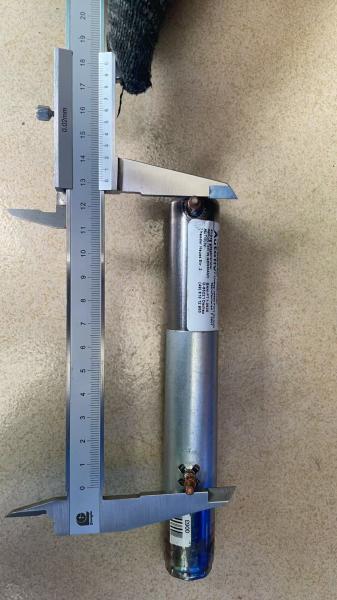 Générateur de gaz pour airbag de siège de 17,7 cm pour protection de pavillon et rideau gonflable de genou