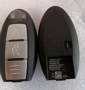 433Mhz 2 botões 4A Chip S180144102 Smart Key Para Nissan X-Trail Qashqai Pulsar