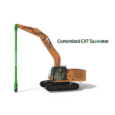 BVEM Vibro Compaction Piling hydraulic vibroflot excavator equipped sharing hydraulic power system